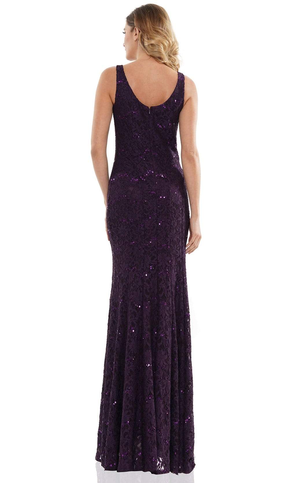 M301 Scoop Fit and Flare Evening Dress