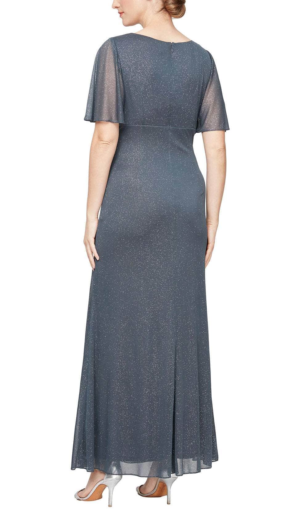 Glitter Mesh Embellished Dress