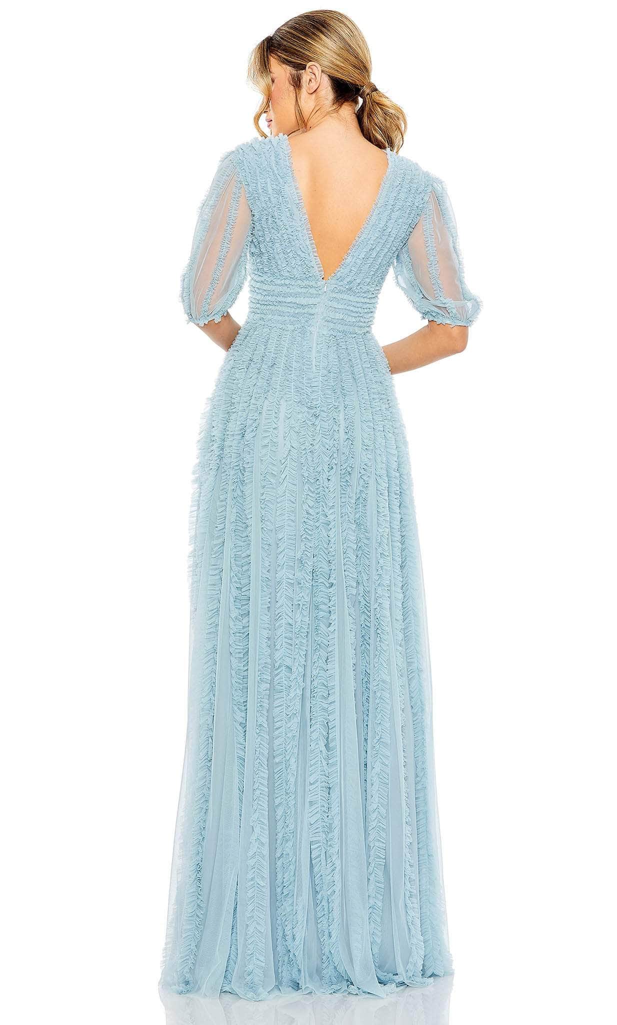 Puff Sleeve A-Line Mother of the Groom Formal Dress