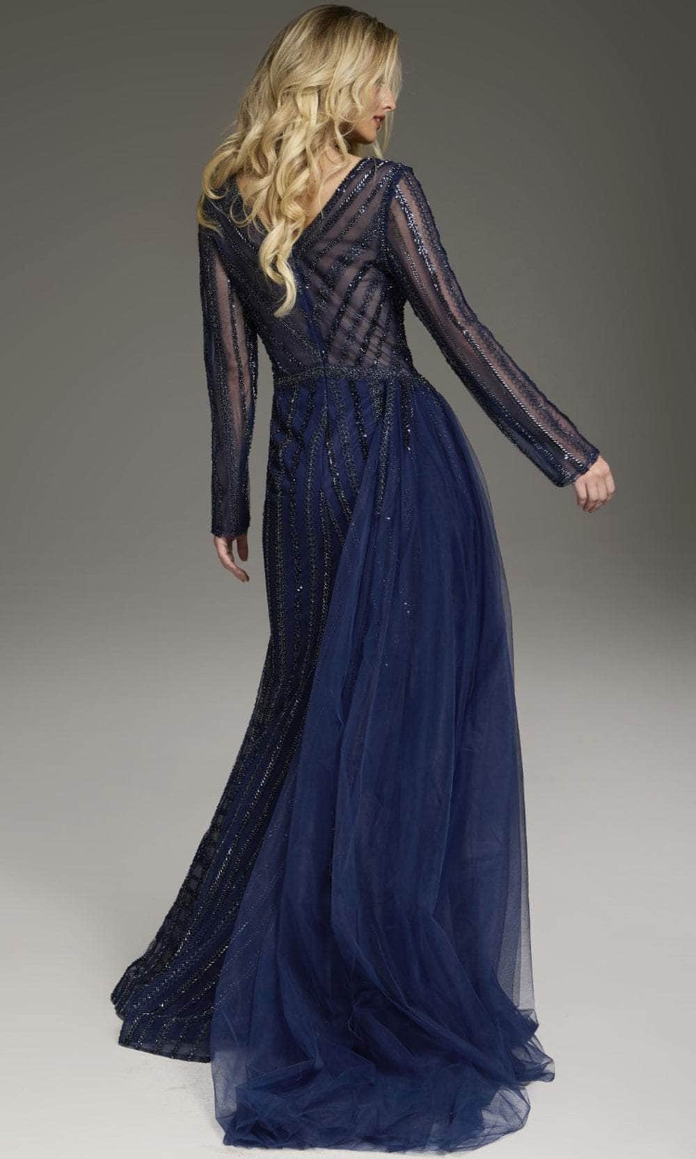 Long Sleeve Lace Prom Gown