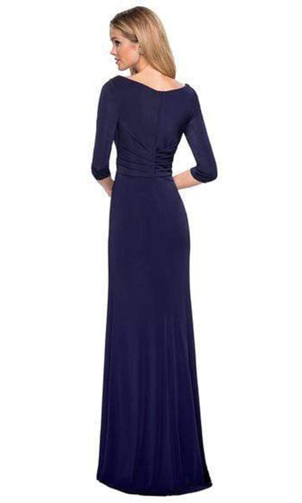 26955 Ruched V-neck Sheath Dress