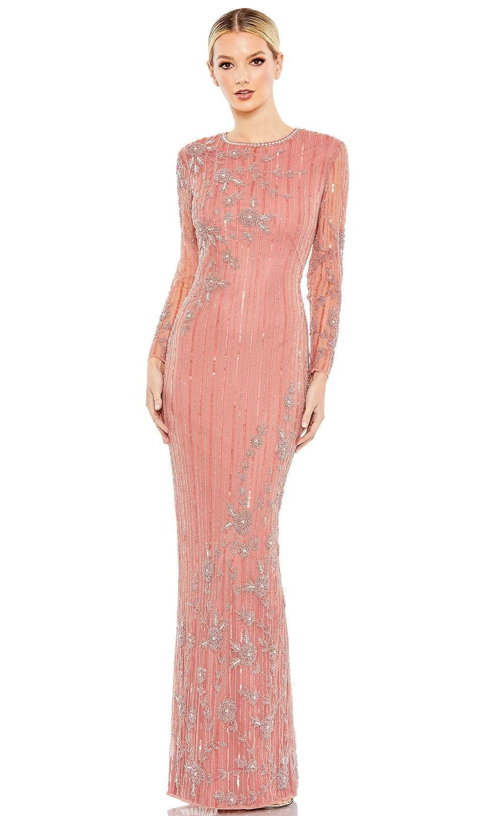 Long Sleeve Evening Dress