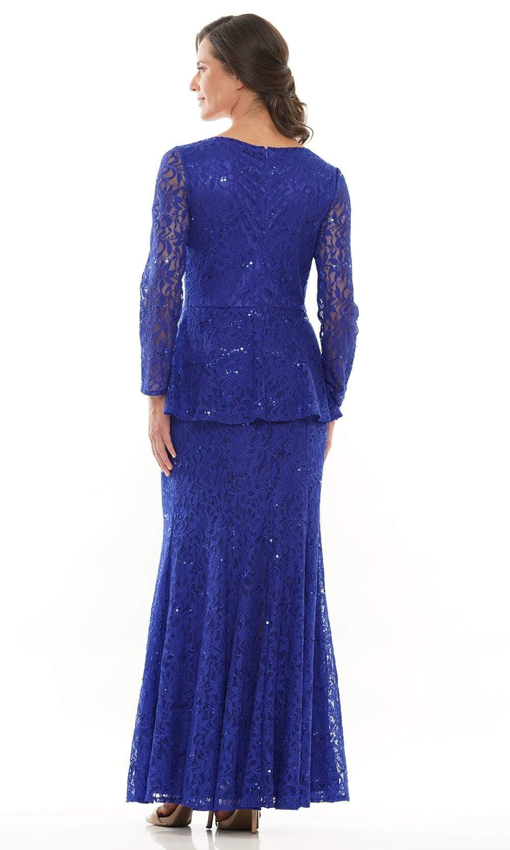 M306 V-Neck Trumpet Evening Dress