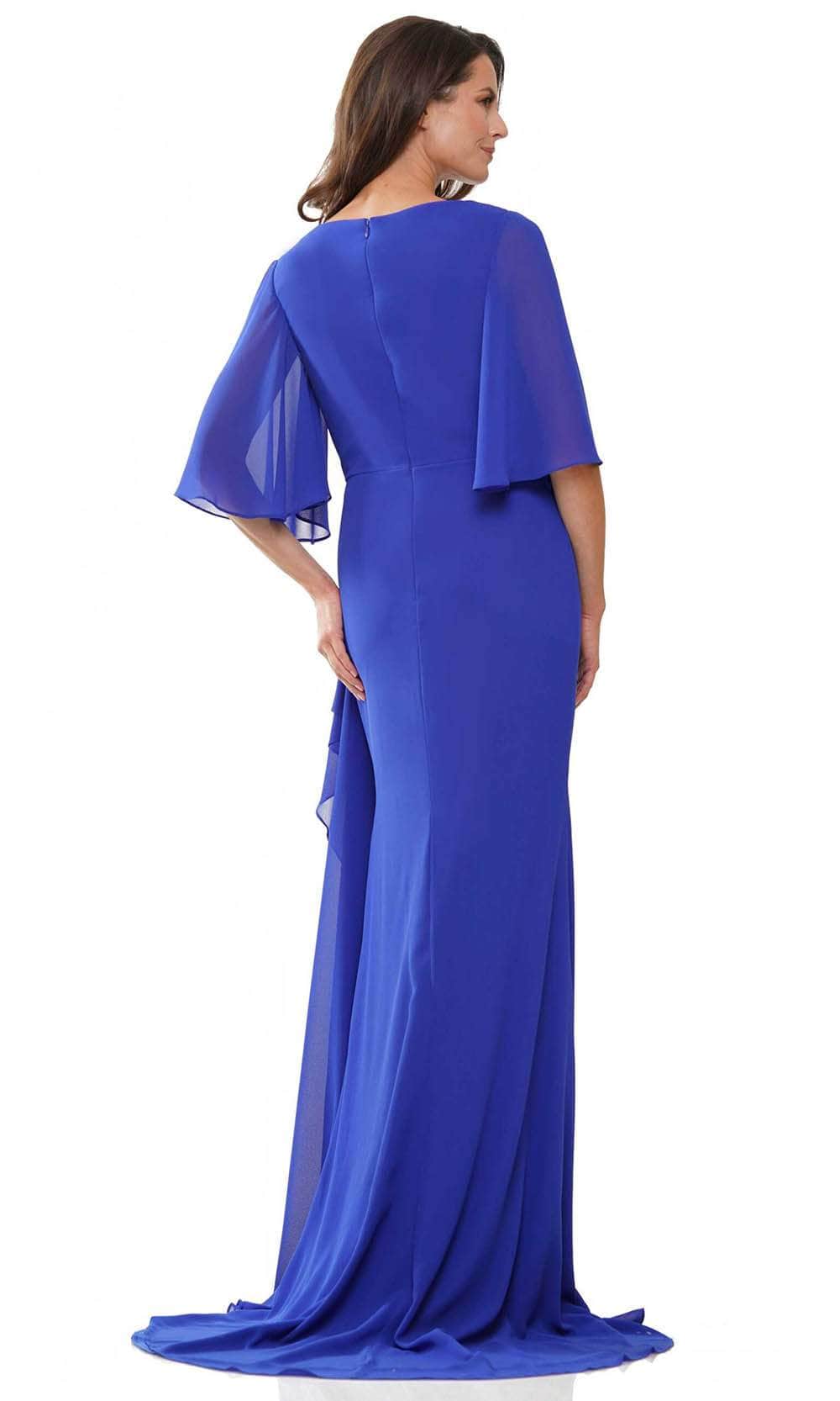 Chiffon V-Neck Evening Gown