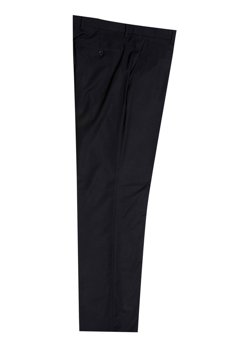 Men’s Two Button Vested Stacy Adams Basic Suit in Black