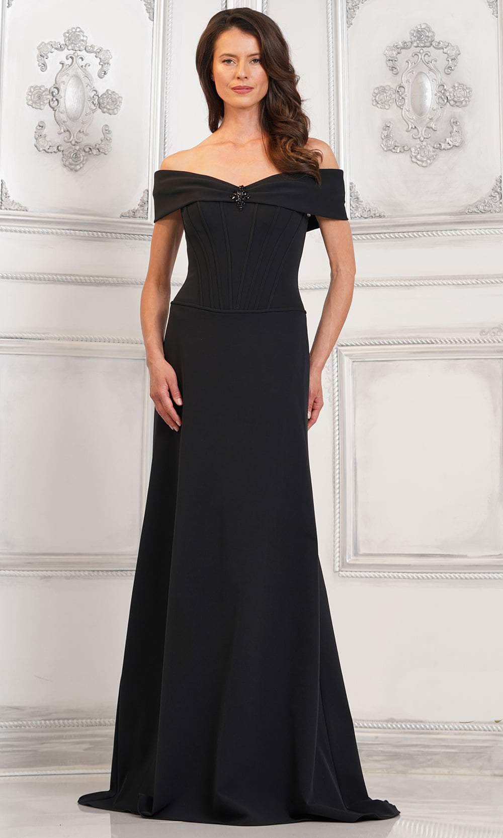 Off Shoulder Corset Evening Gown