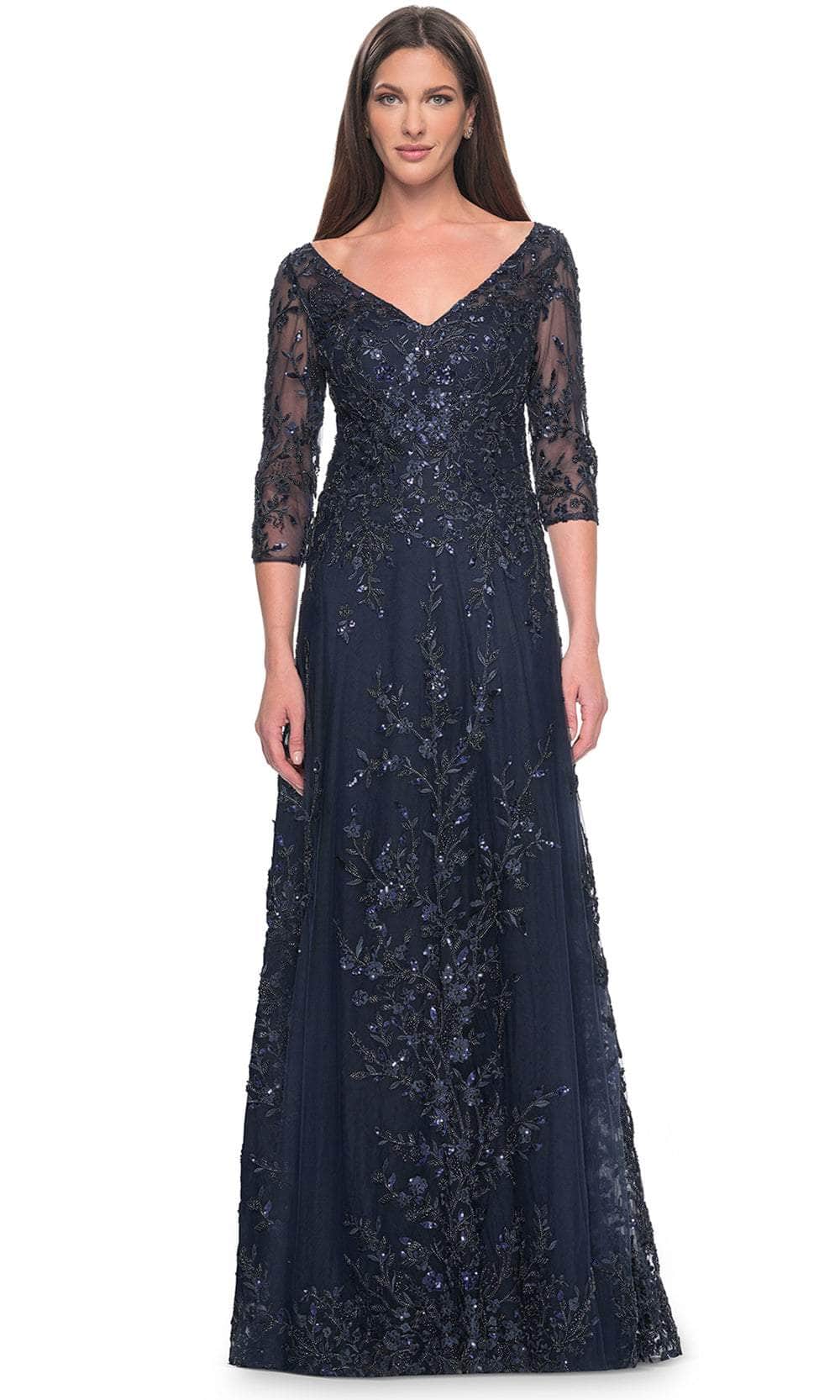 Lace Sequin Formal Dress