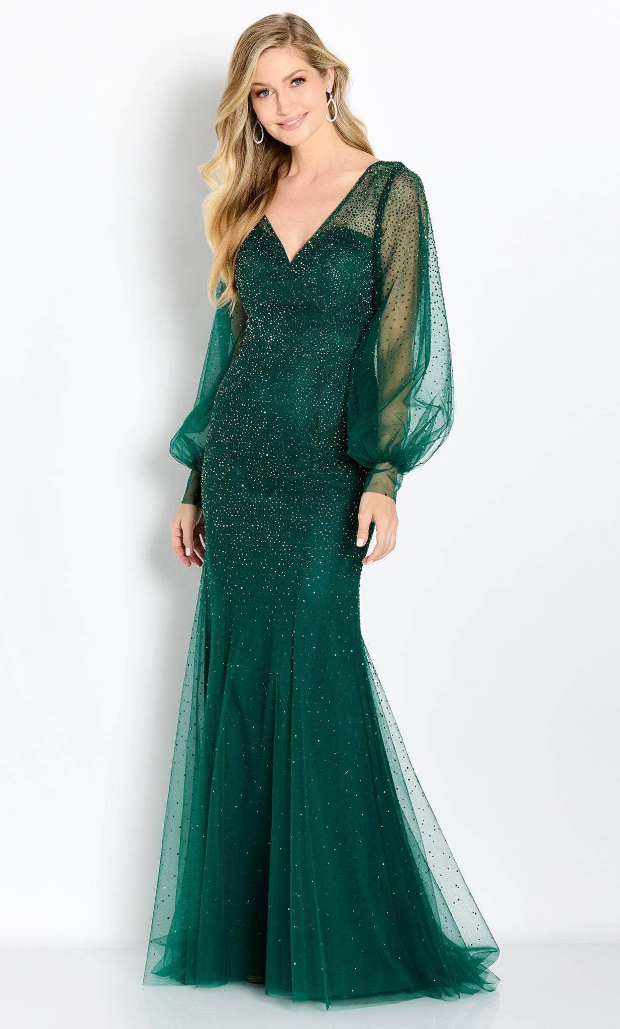 Embellished Mermaid Evening Gown