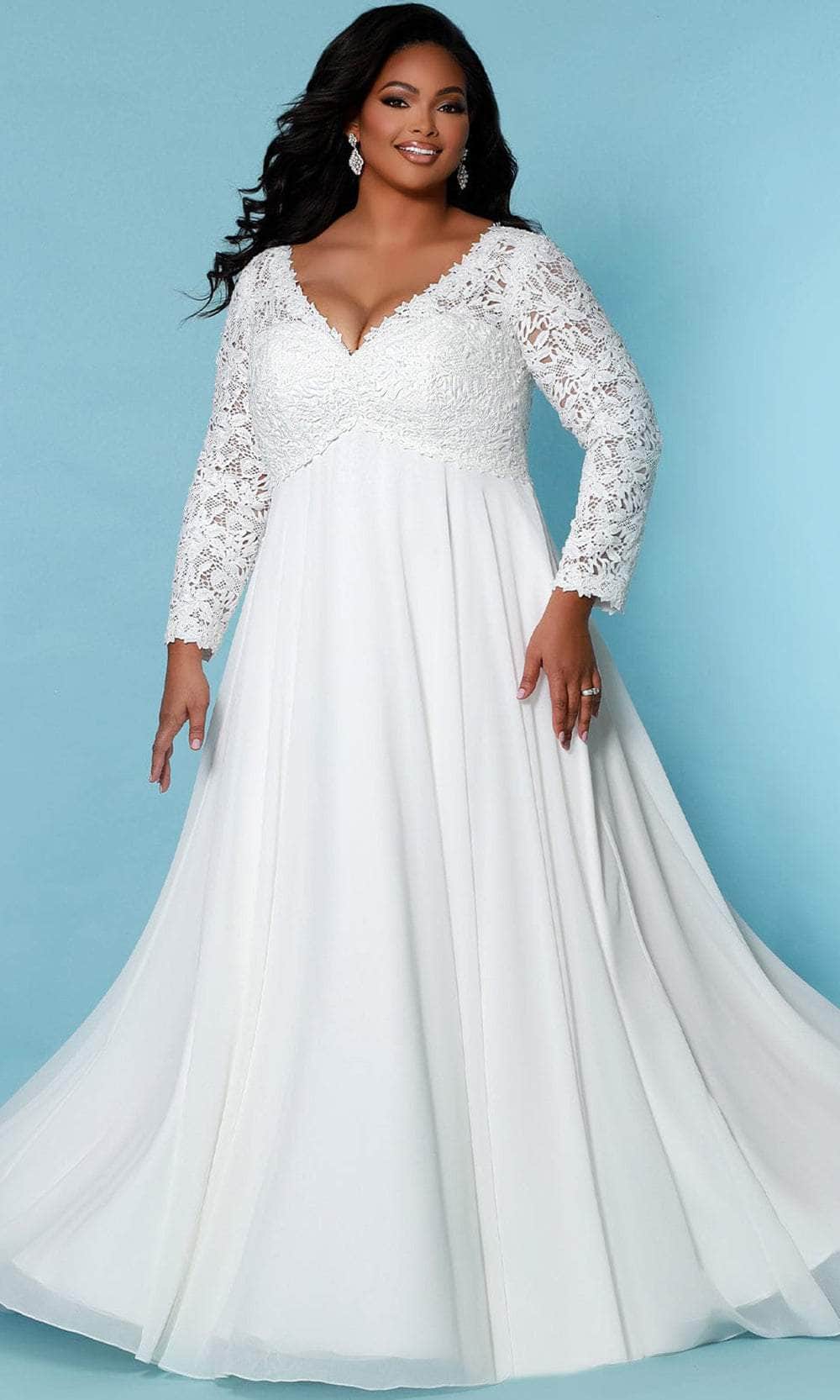 SC5276 Lace Empire Bridal Gown