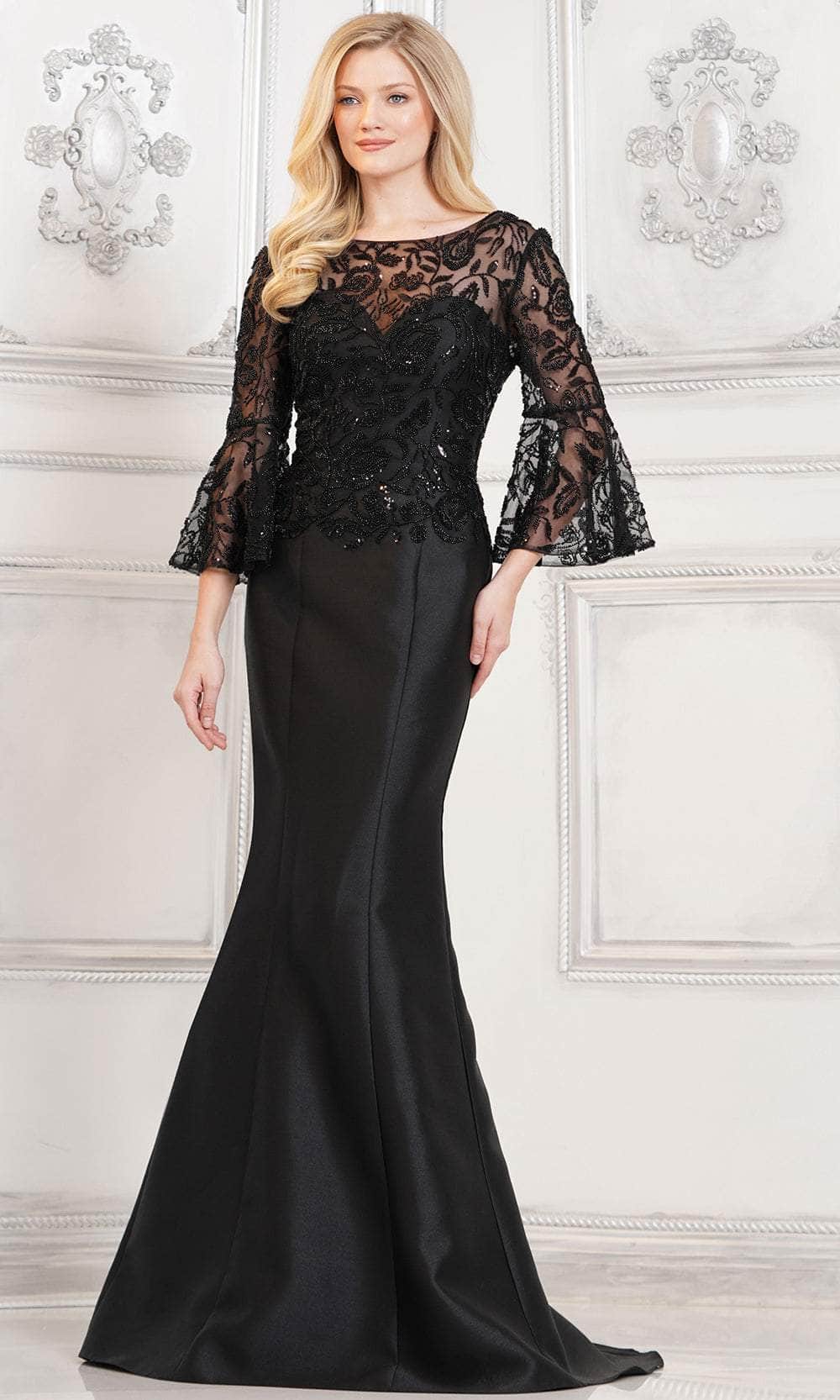 Bell Sleeve Mermaid Formal Gown