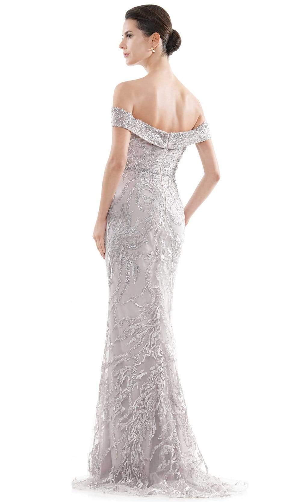 RD2713 Embroidered Off Shoulder Trumpet Gown