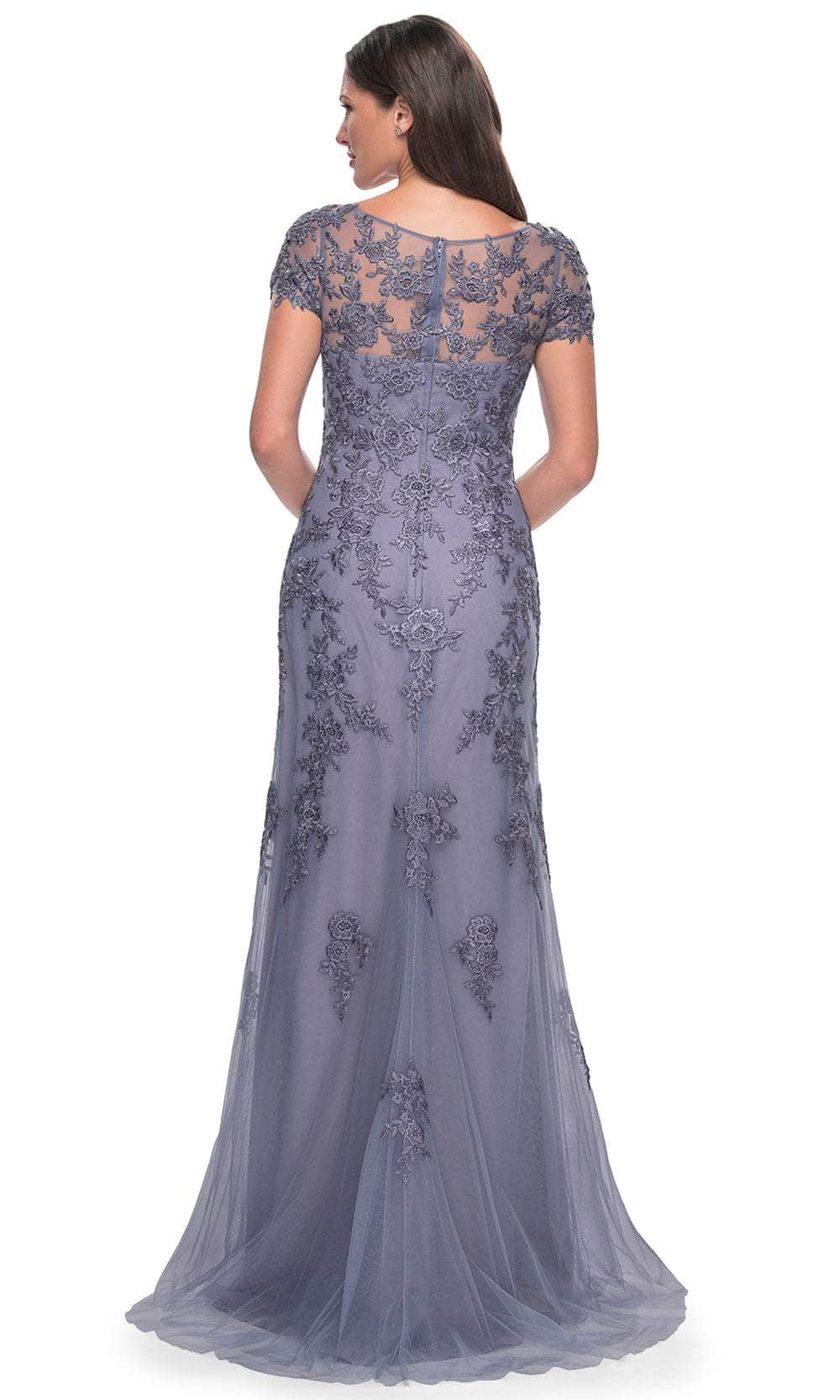 Bateau Illusion Formal Dress