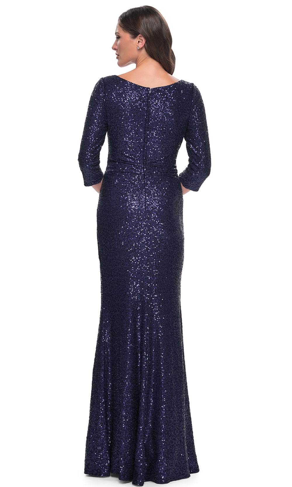 Sequin A-Line Formal Dress