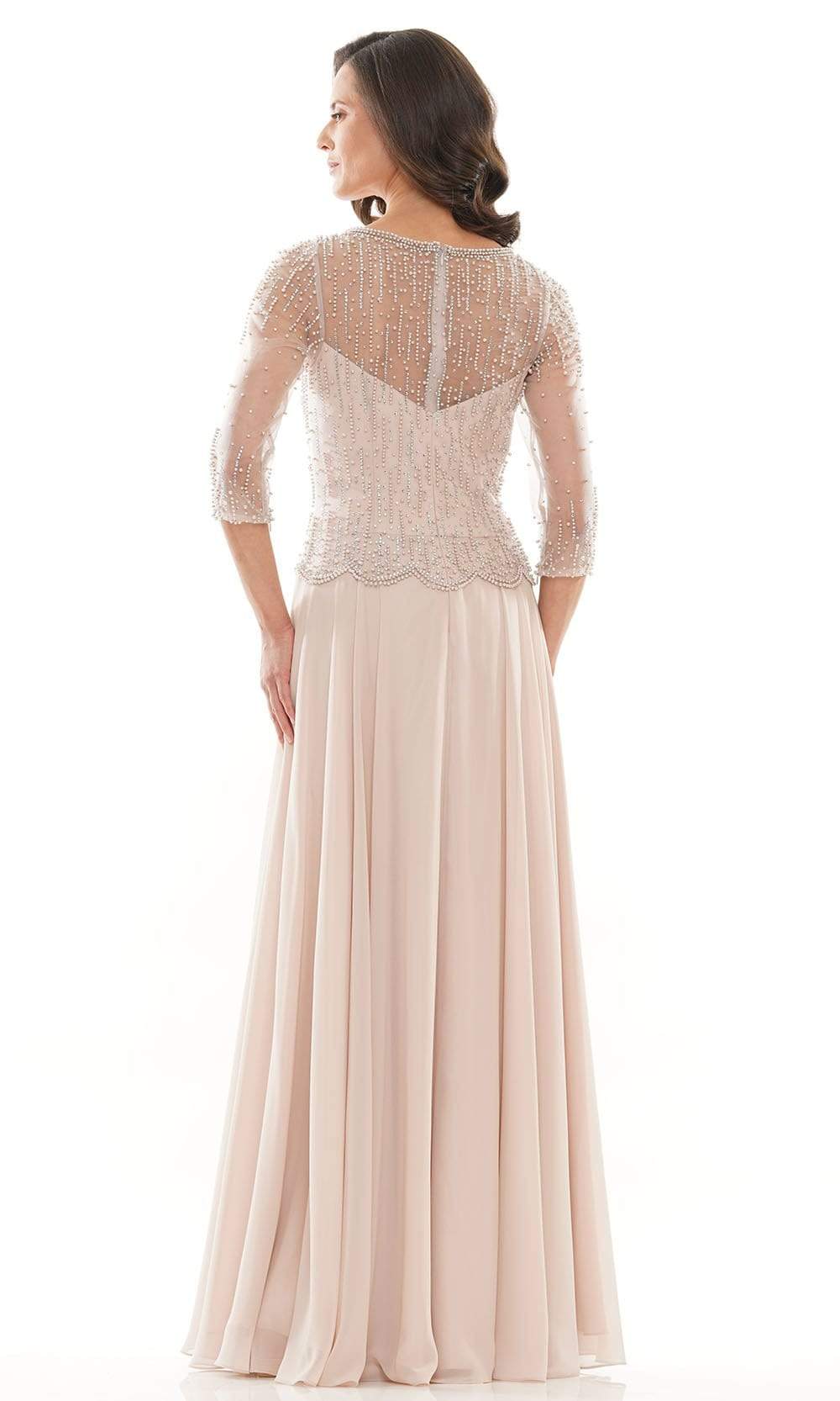M312 Scoop A-Line Evening Dress