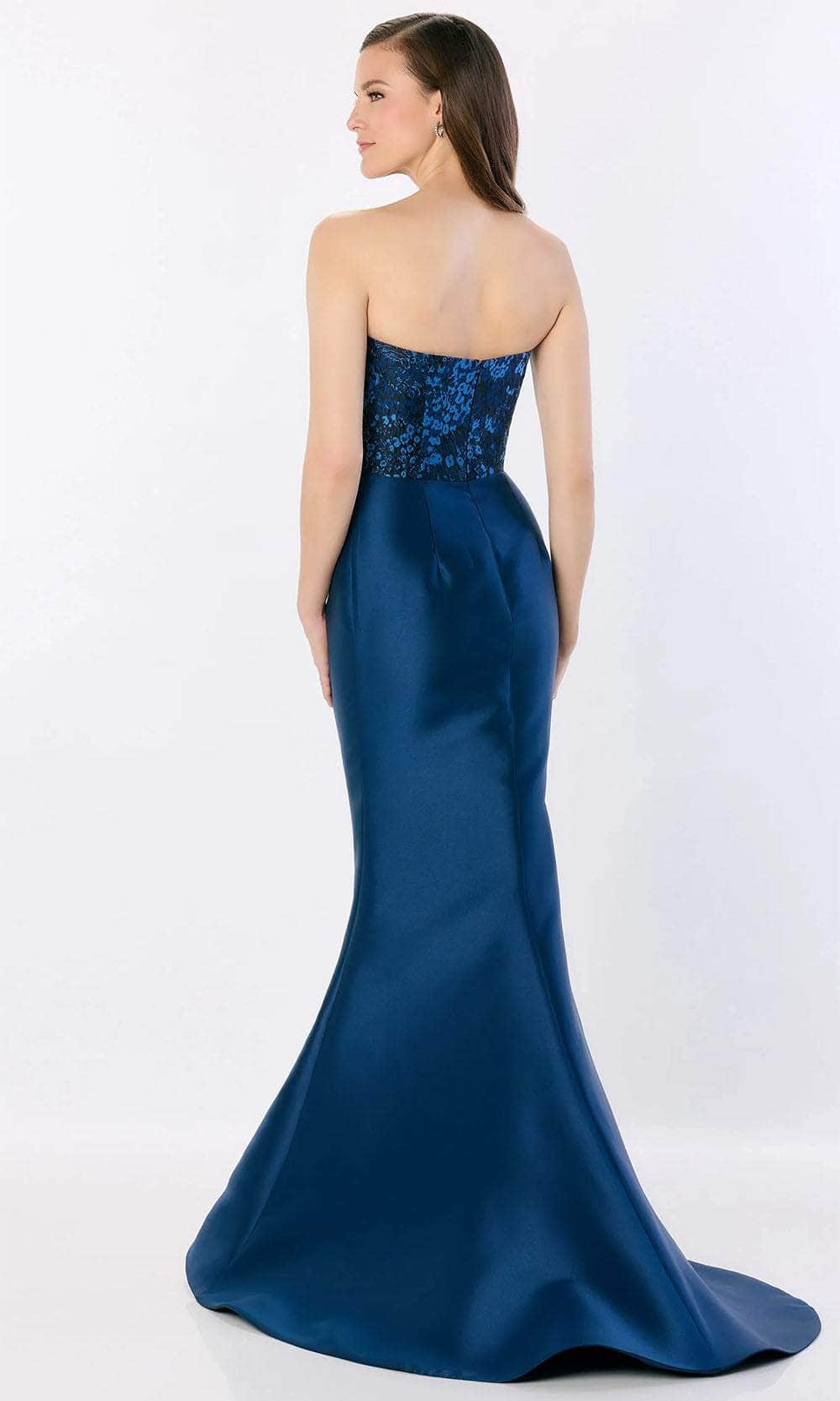 Strapless Open Back Mother of the Bride Dress