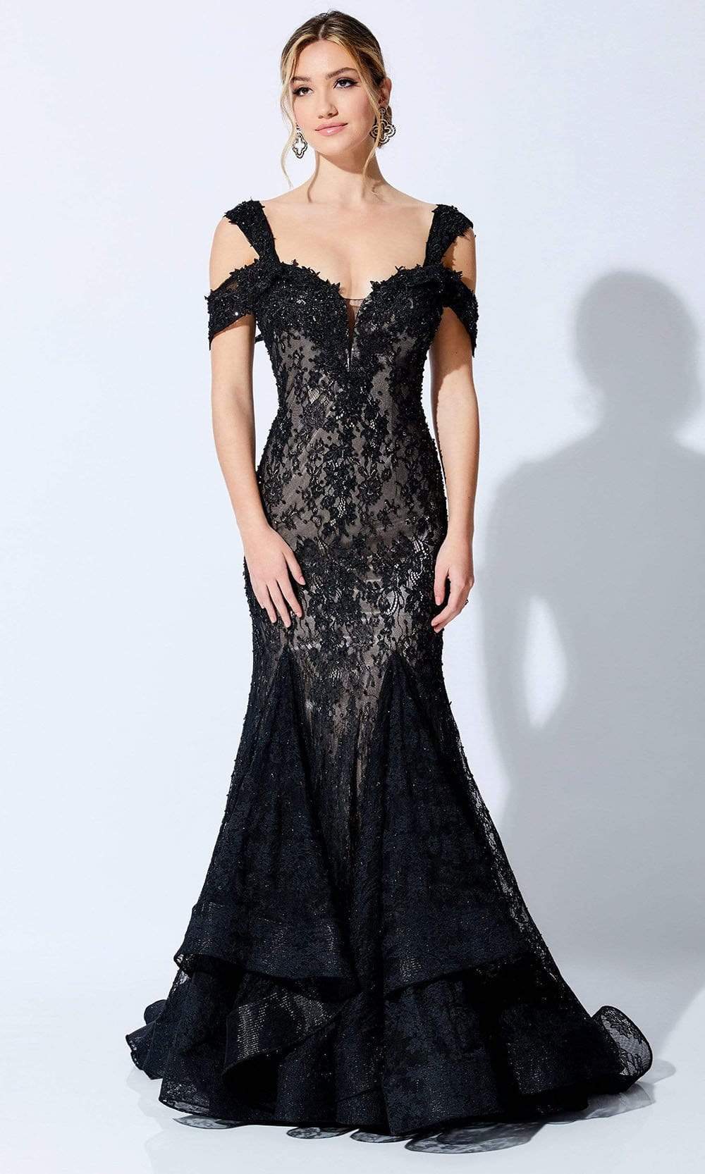 221D43 Sweetheart Trumpet Evening Dress