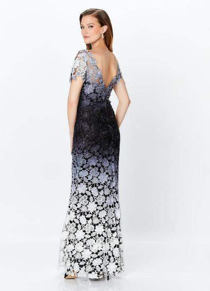 119958 Ombre Lace Trumpet Dress