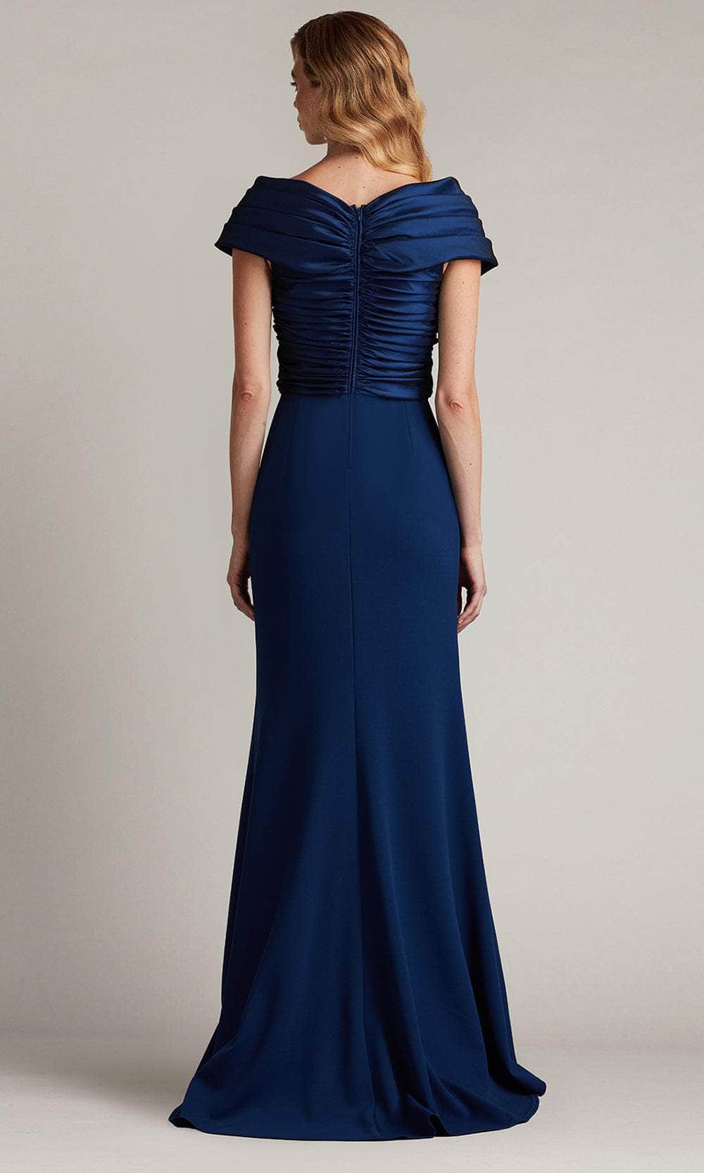 Cross Bodice Evening Dress