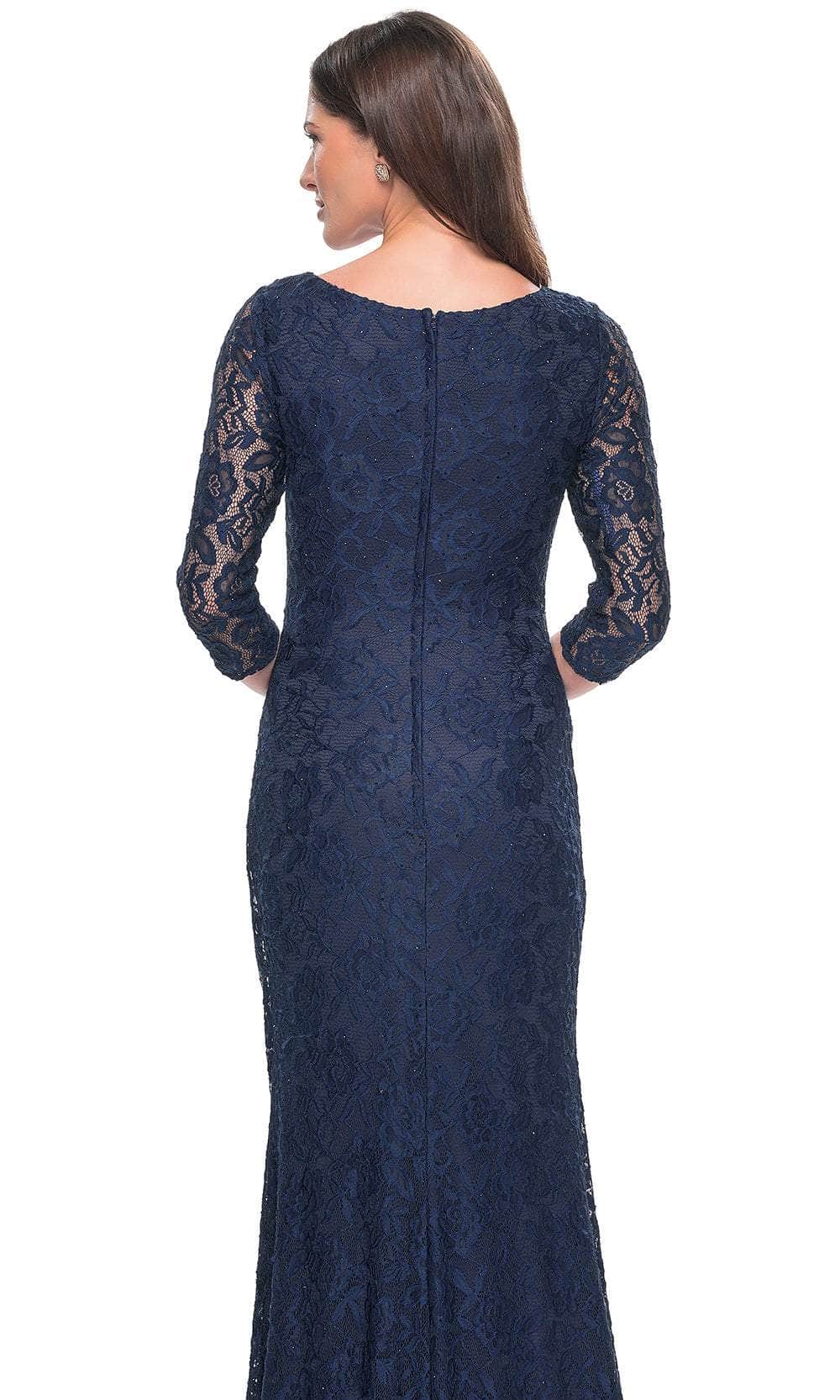 V-Neck Lace Formal Dress