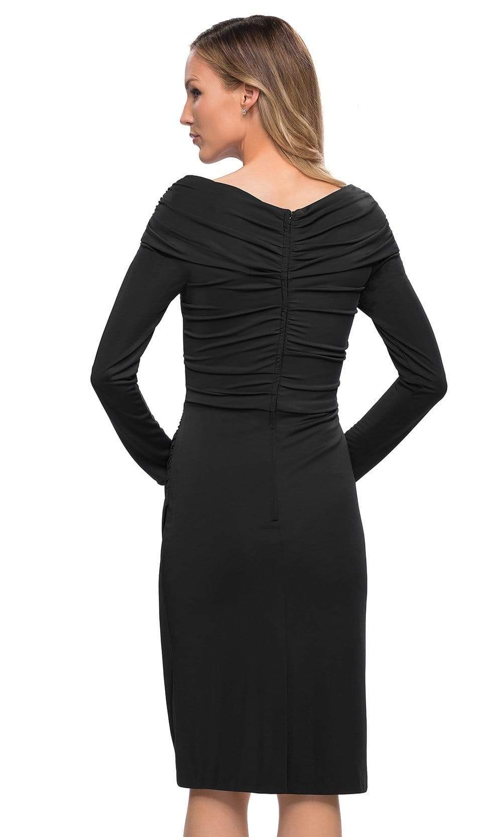 29746 Fitted Bod Sheath Midi Dress