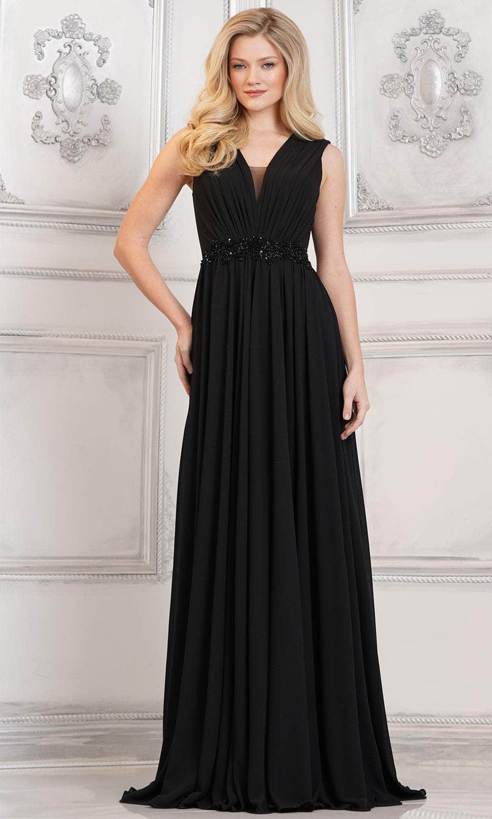 Ruched A-Line Evening Dress