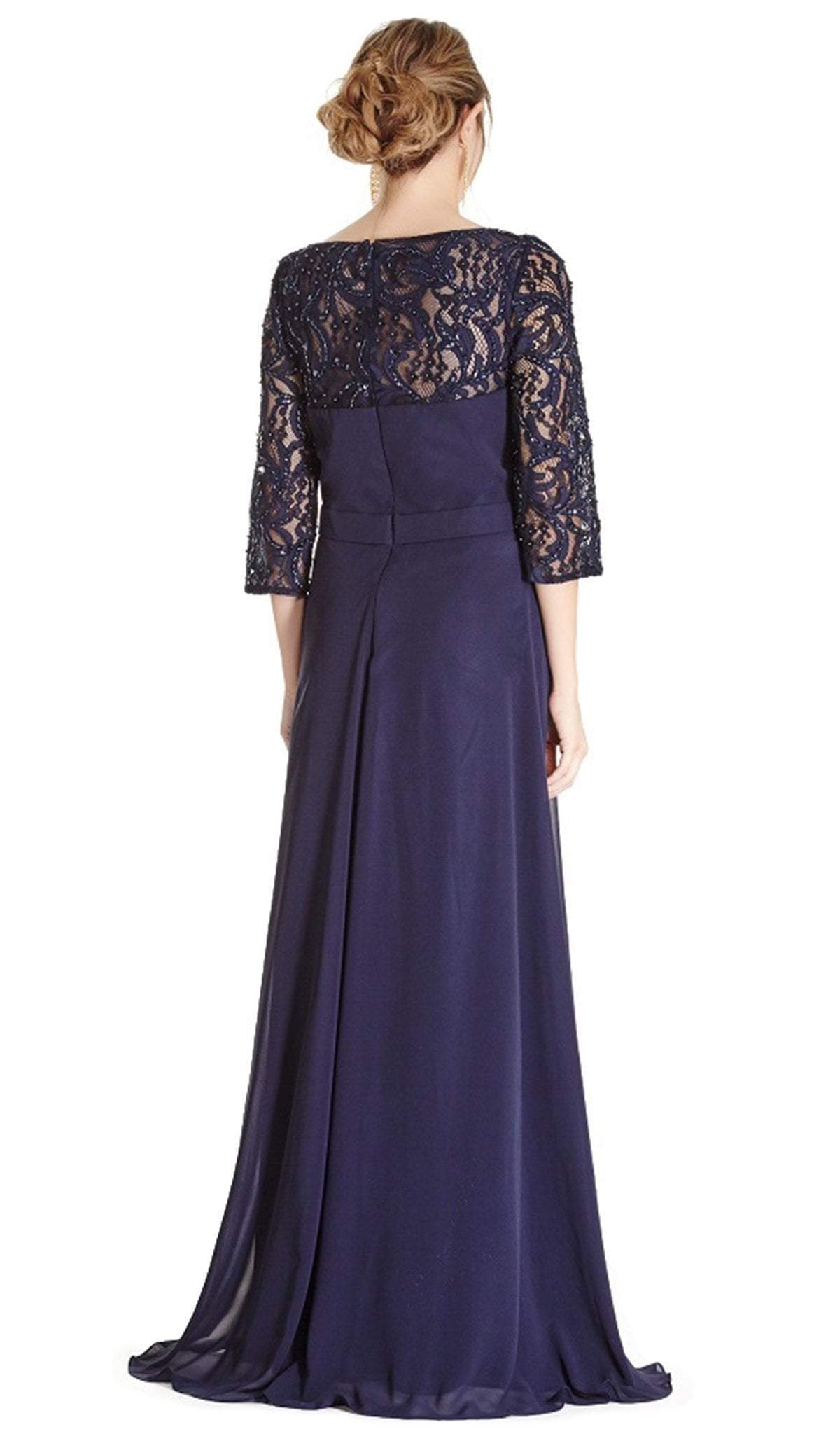 Embellished Lace Mother of Bride A-line Dress