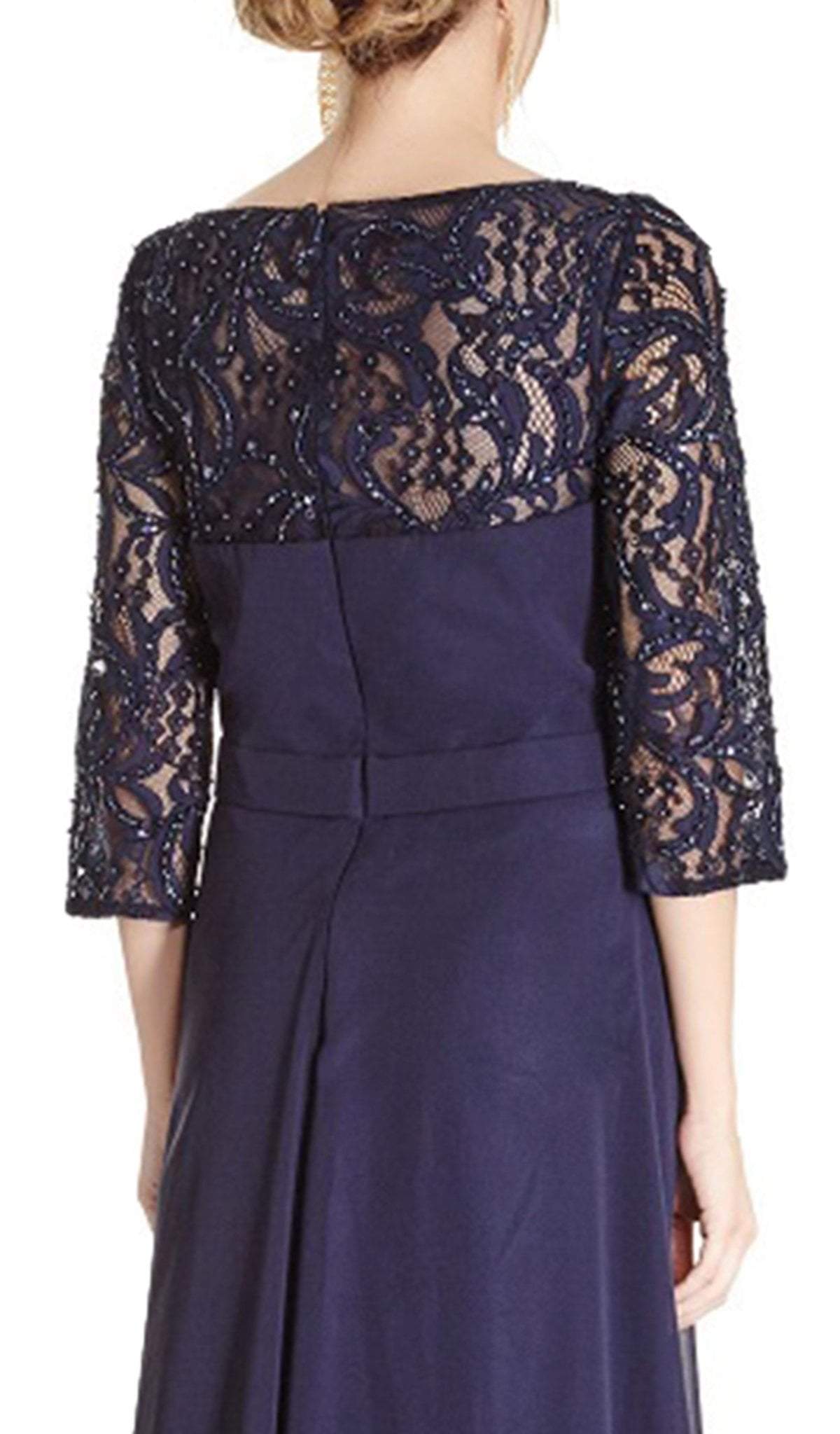 Embellished Lace Mother of Bride A-line Dress