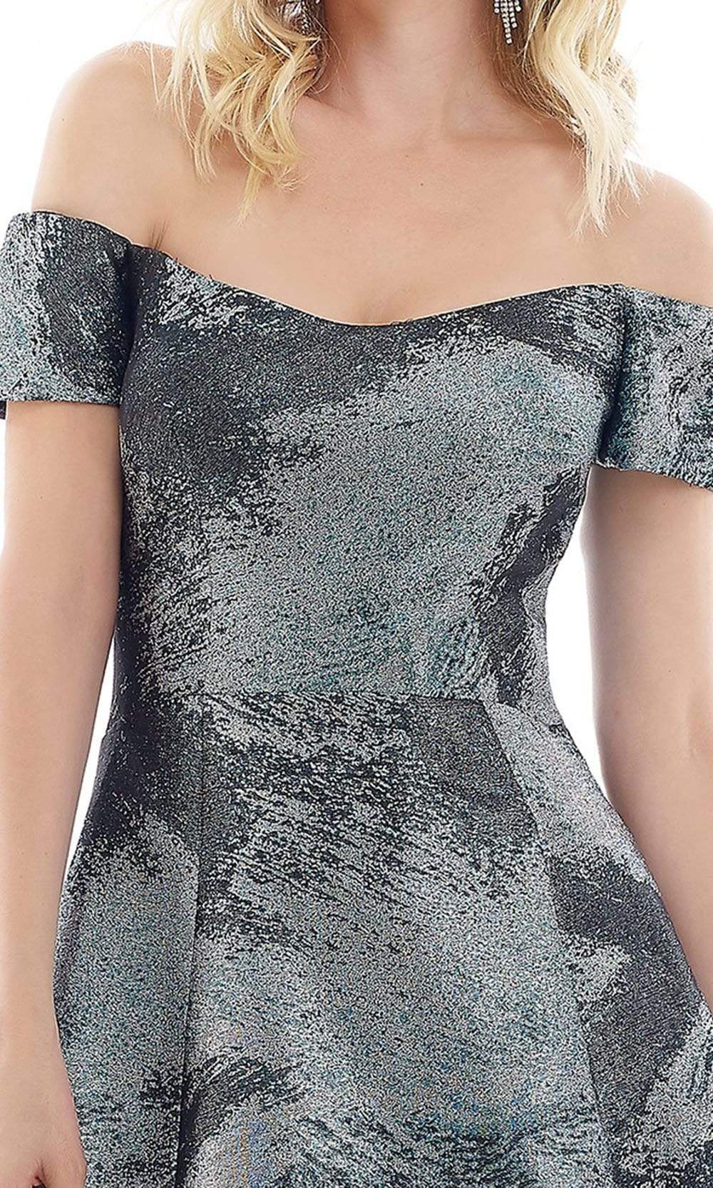 20111 Off-Shoulder A-Line Evening Gown