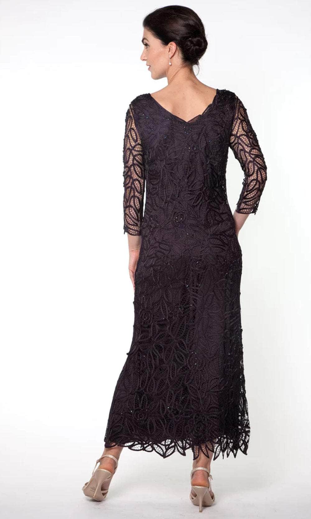 V-Neck One Piece Mother Of The Bride Dress