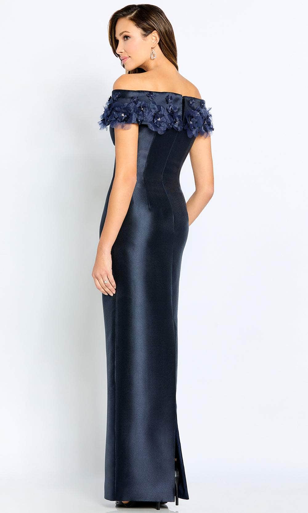 Off Shoulder Mikado Formal Gown