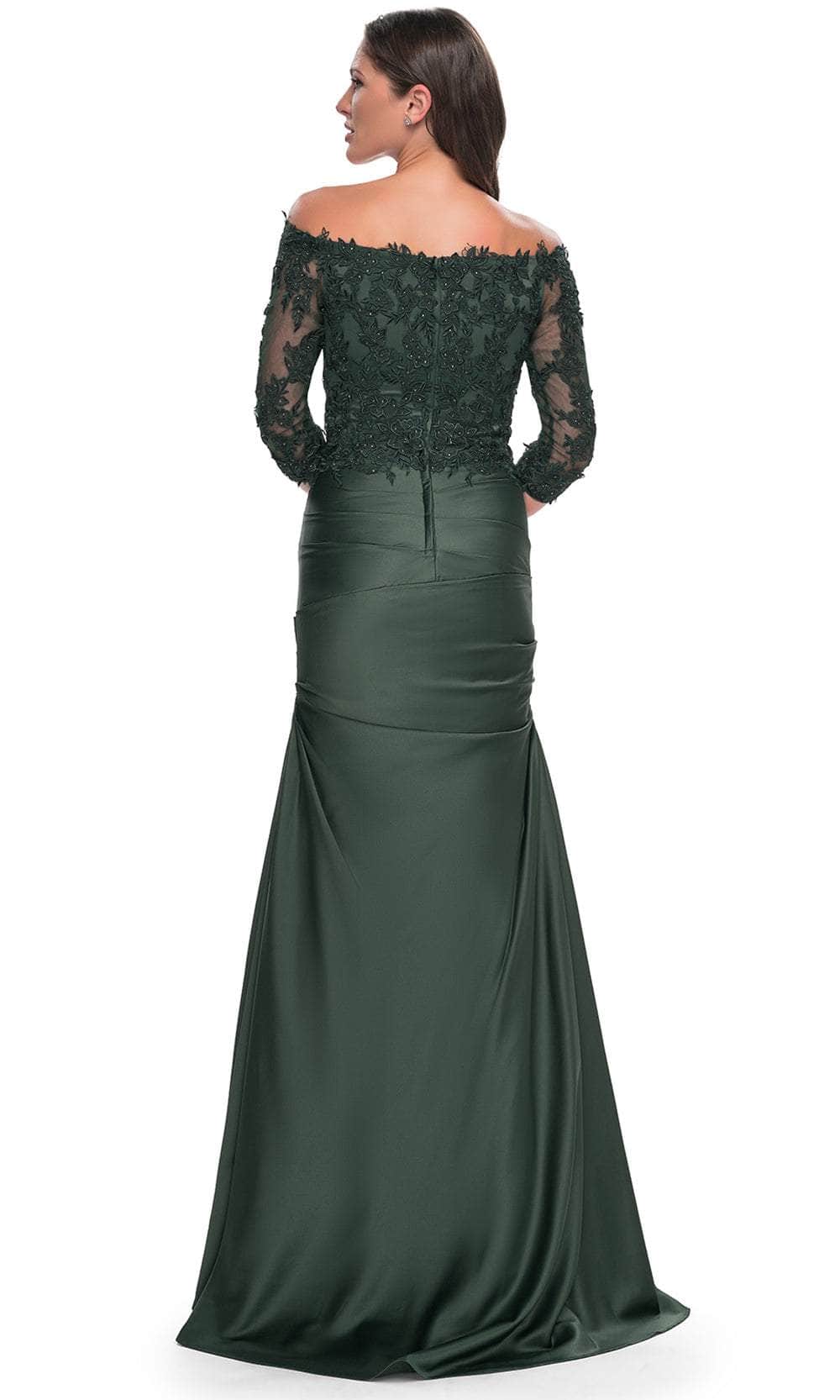 Trumpet Satin Evening Dress
