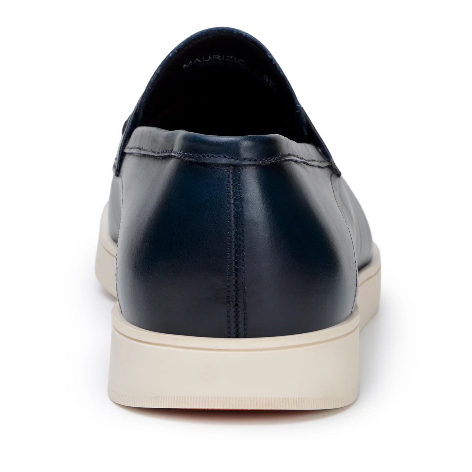 Men’s Belvedere Maurizio Nappa Leather Casual Penny Loafer in Navy