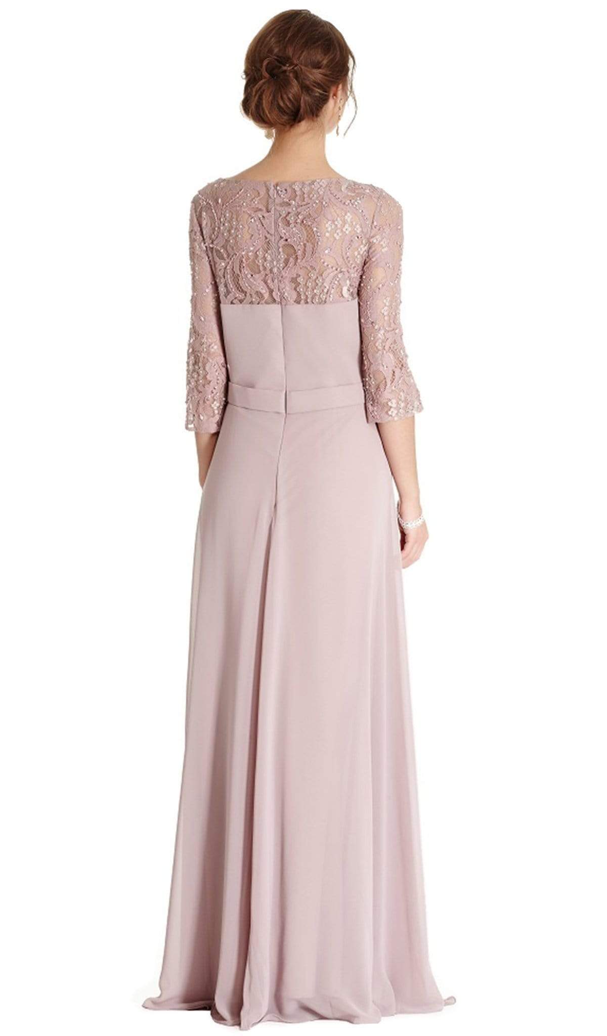 Embellished Lace Mother of Bride A-line Dress