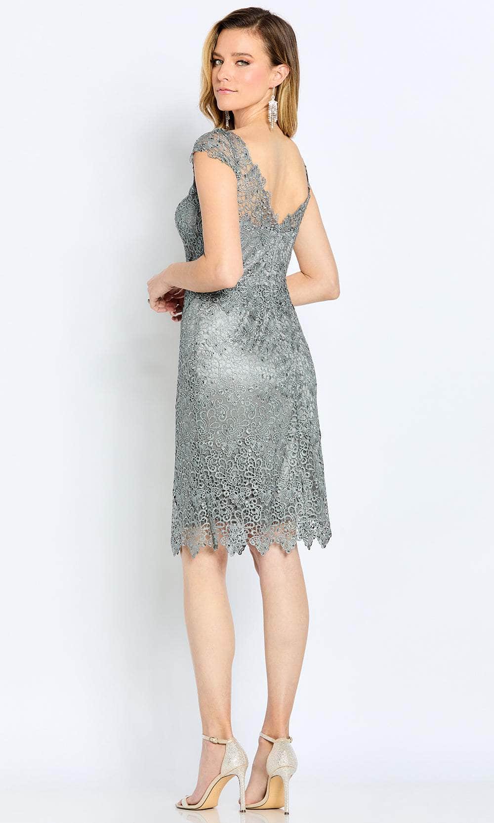 Lace V-Neck Cocktail Dress