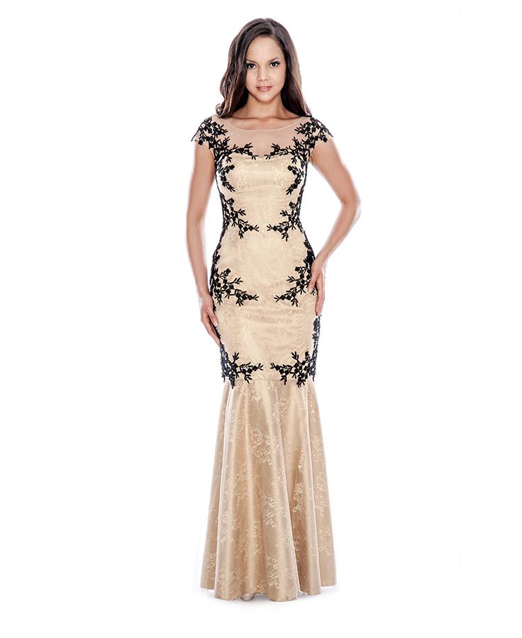 Illusion Lace Gown 183113