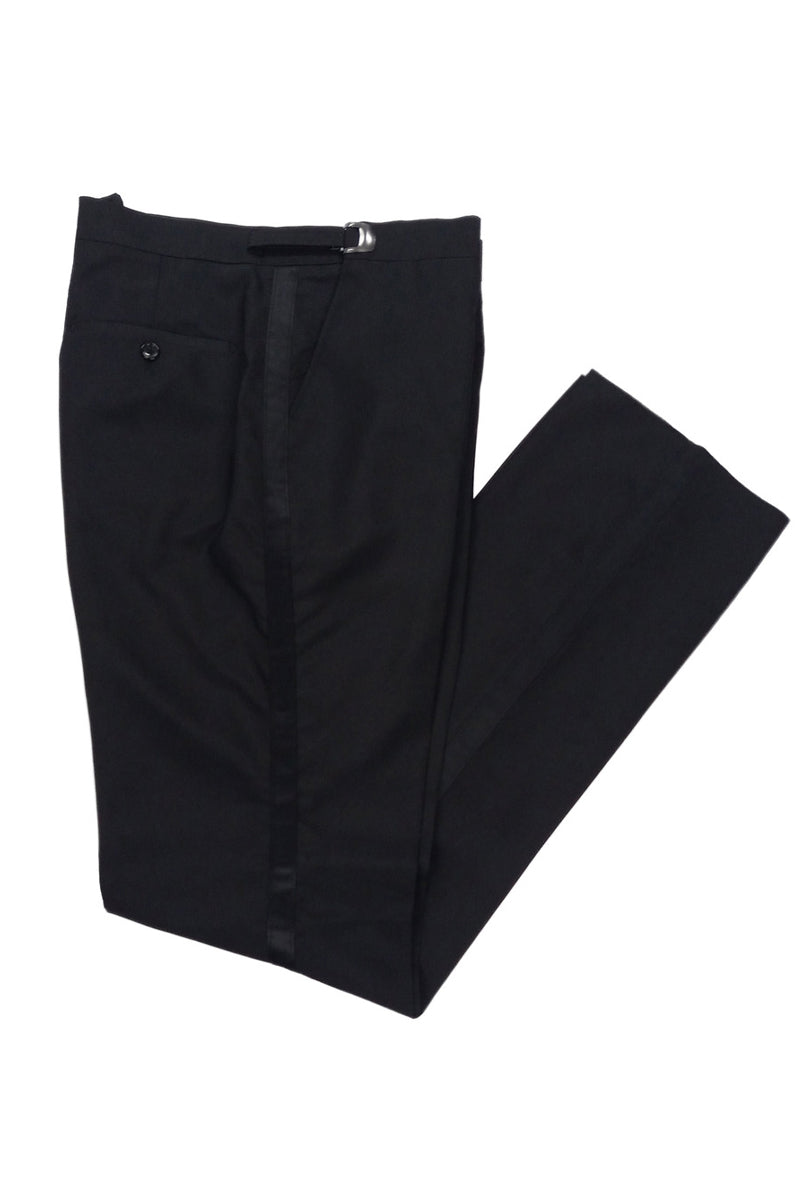 Men’s Modern Fit Poplin Tail Tuxedo in Black