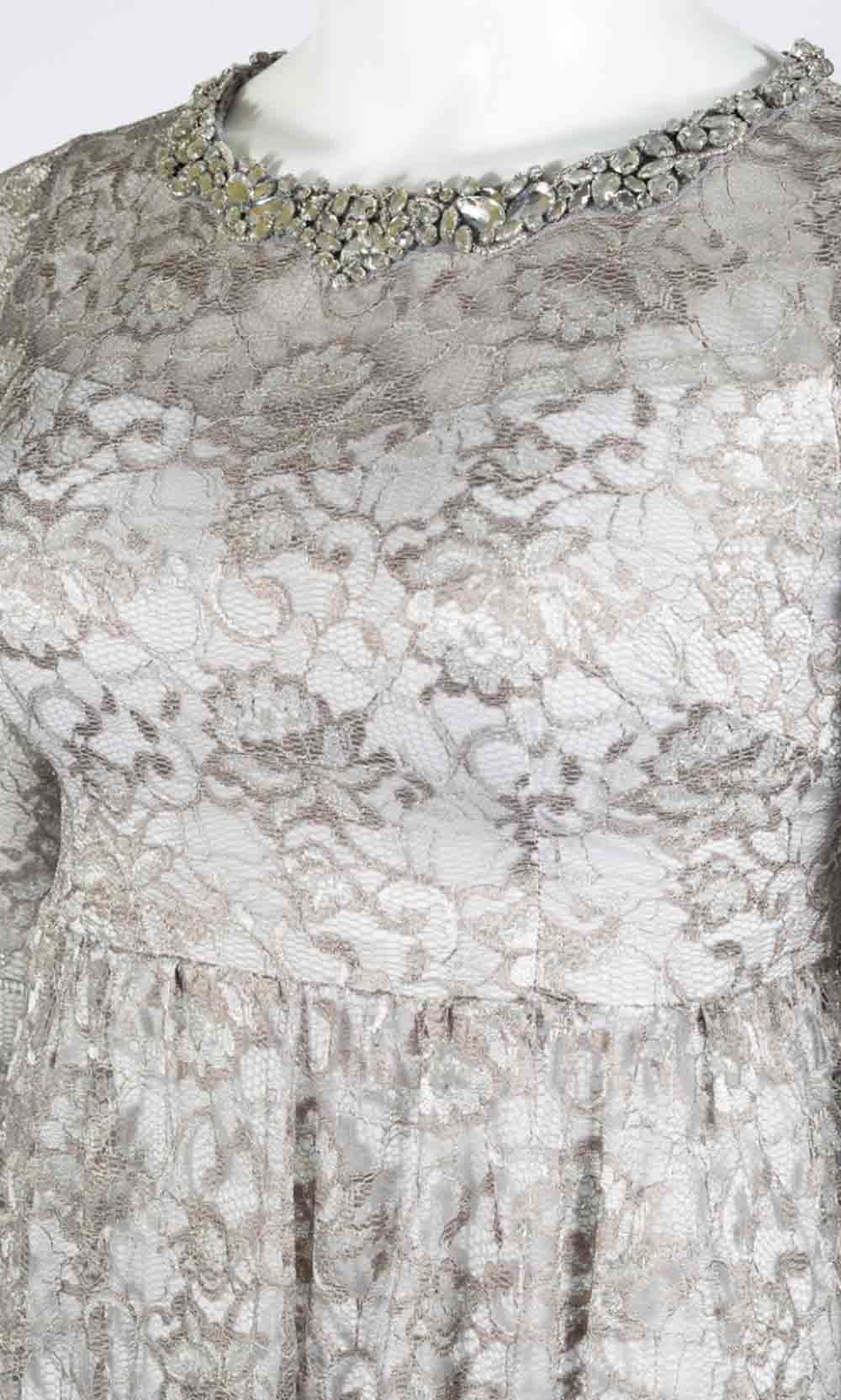 AP1E203486 Lace Evening Dress