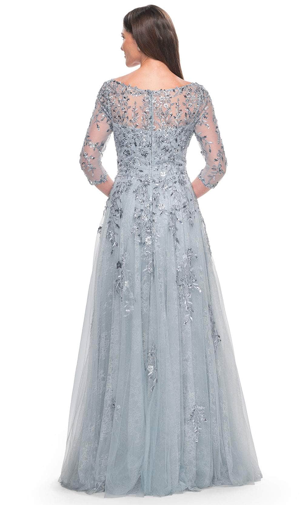 Embellished A-Line Evening Dress