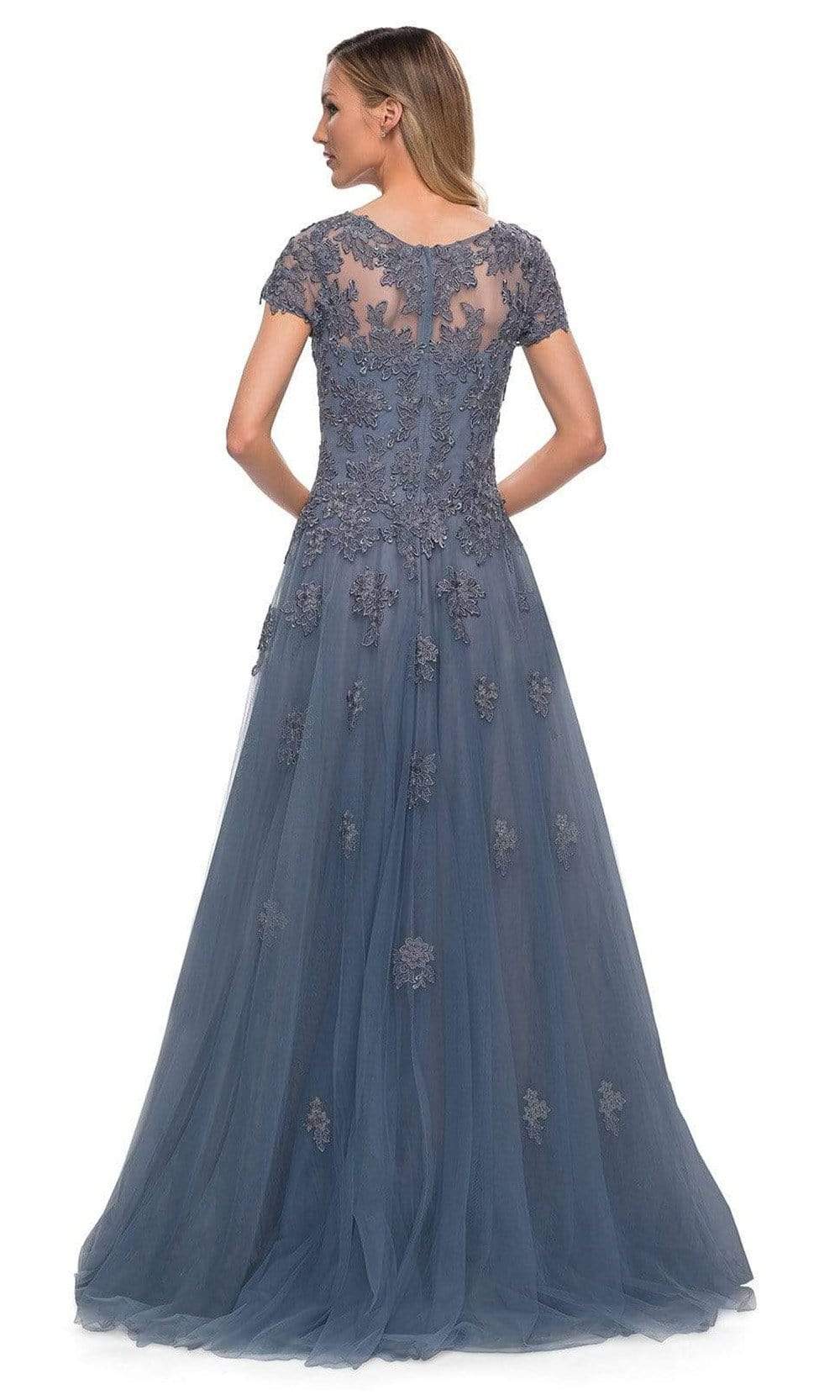 29380 Lace Appliques A-Line Mother of the Groom Dress