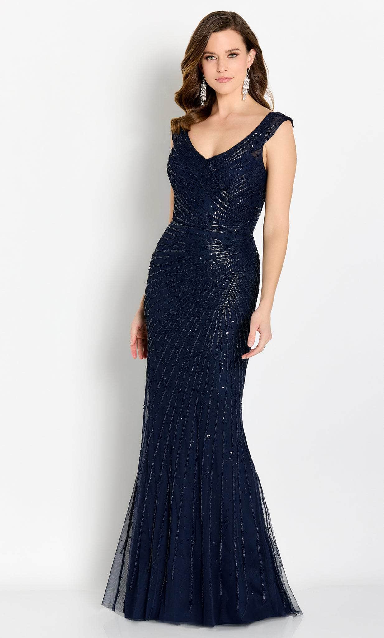 Beaded Sheath Formal Dress