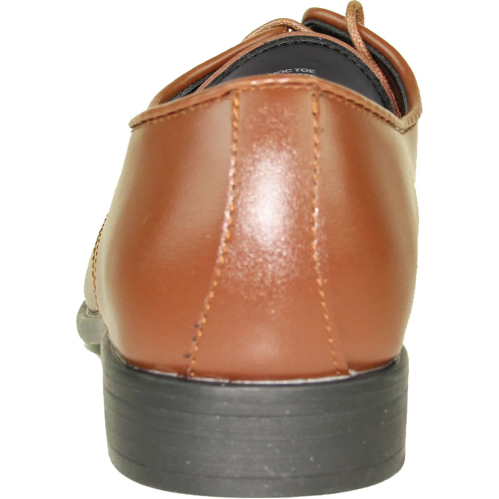 Mens Formal Oxford Lace Up Dress & Tuxedo Shoe in Light Brown