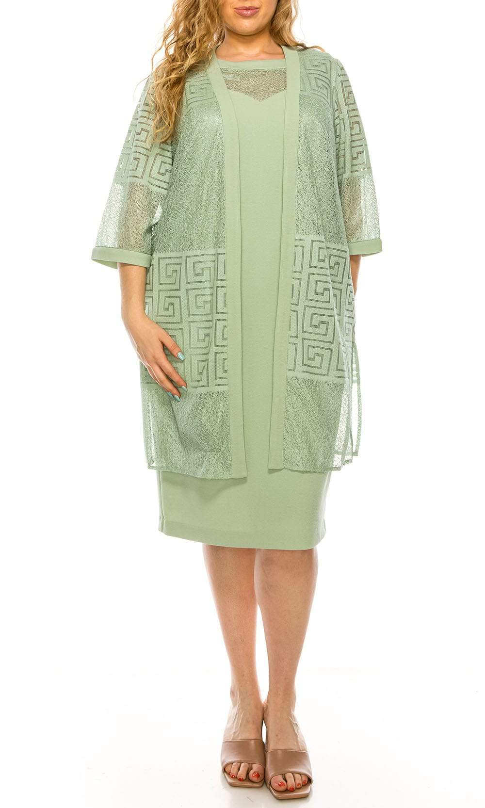 29140 Two Piece Column Midi Dress