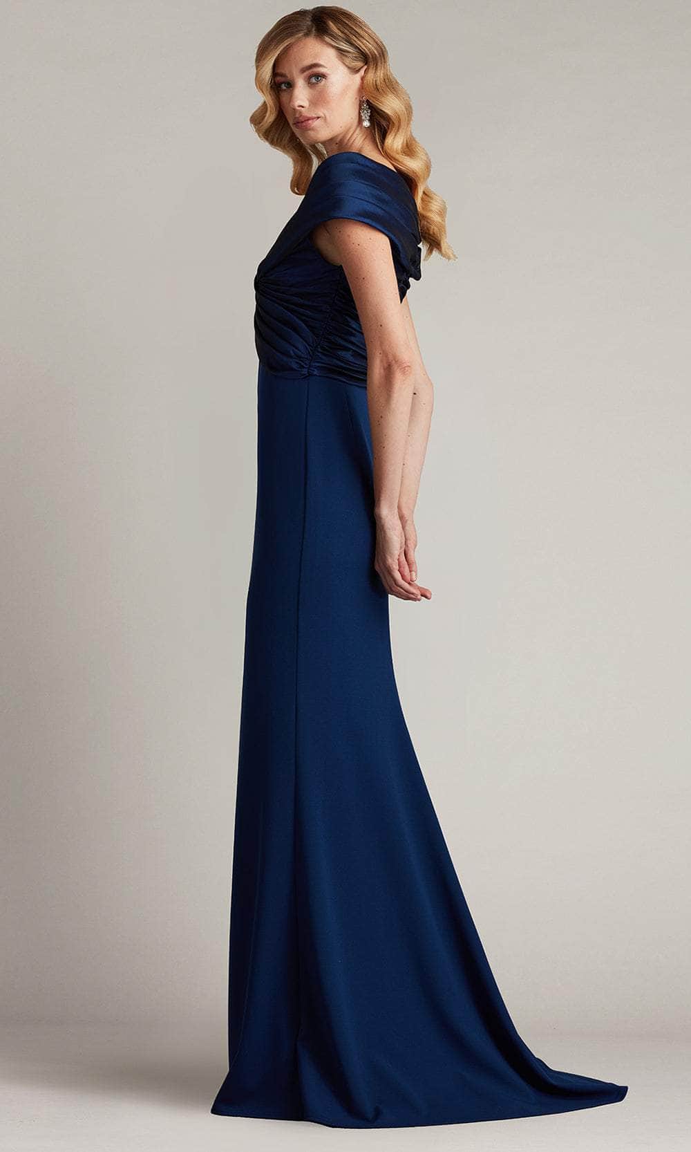 Cross Bodice Evening Dress