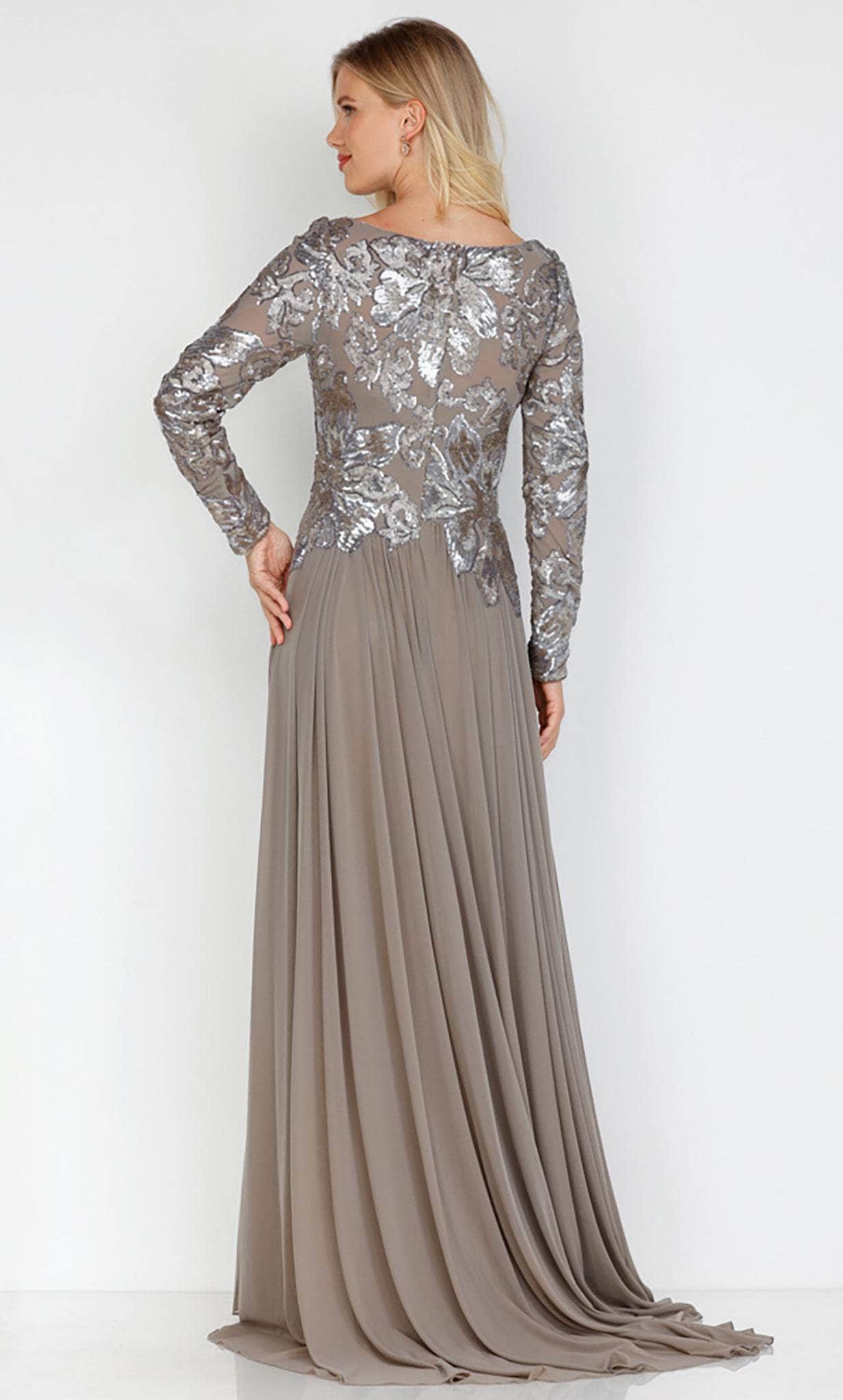 Classic-Detailed Soft Evening Gown