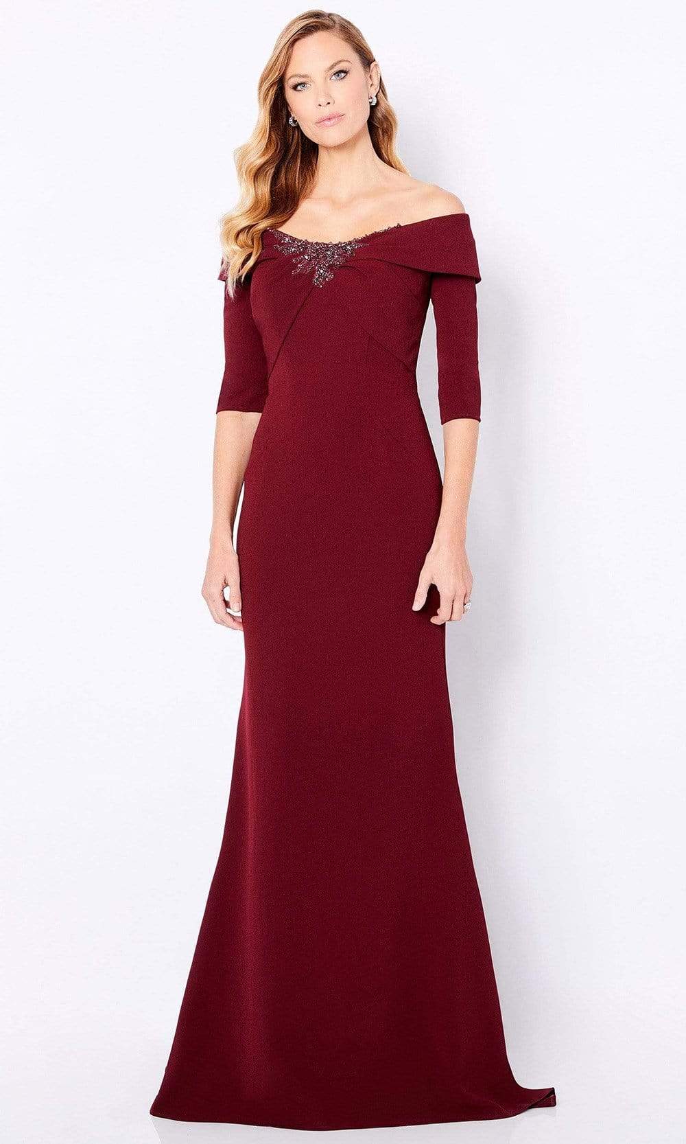 221691 Off-Shoulder Mother of the Bride Dress