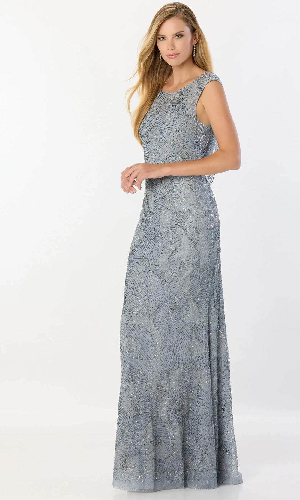 Sleeveless Fitted Bodice Mother of the Bride Dress