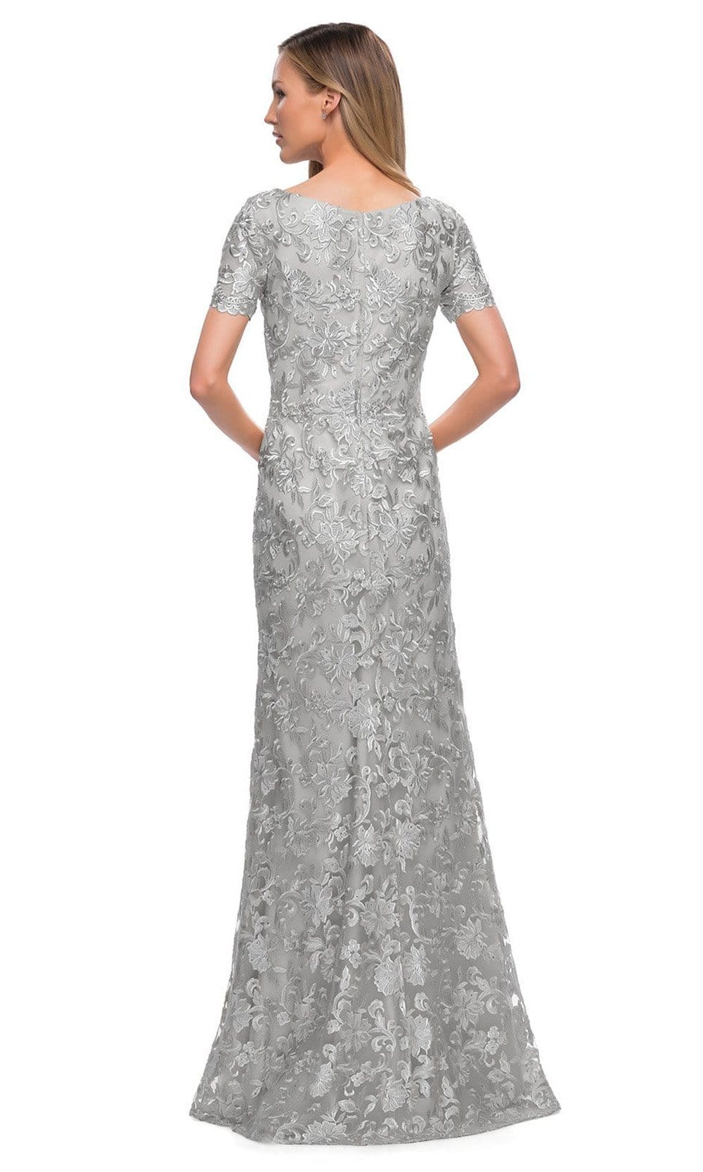 29161 Bateau Sheath Evening Mother of the Bride Dress