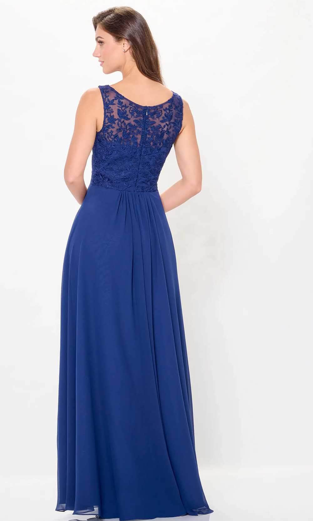 Sleeveless Ruched Evening Dress