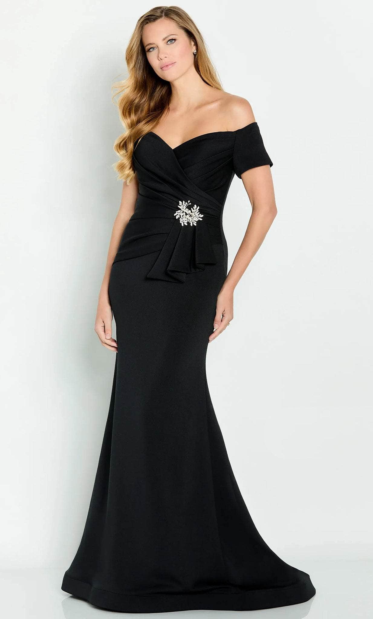 Sweetheart Pleated Evening Gown