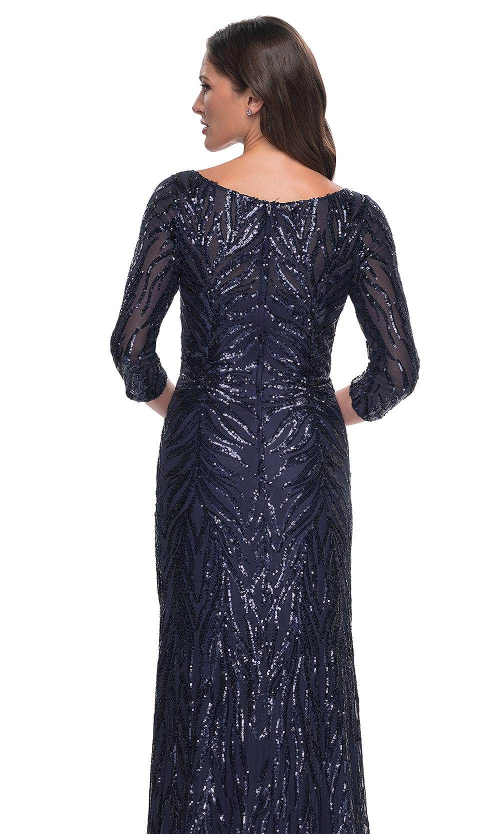 Fitted Bateau Formal Dress
